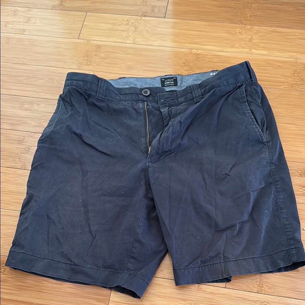 Banana Republic Black Flat Front Shorts Lightweight